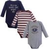 imageHudson Baby Unisex Baby Cotton BodysuitsBlue Football