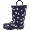 imageHudson Baby Unisex Baby Rain BootsNavy Ditsy Daisy