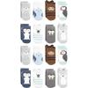 imageHudson Baby Unisex Cotton Rich Baby Terry Socks 16PackArctic Animals