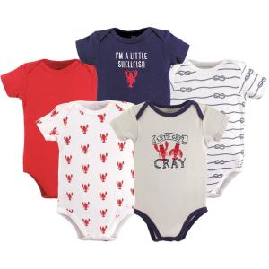 imageHudson Baby Baby Boys Cotton Bodysuits 5packCray