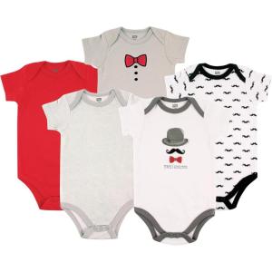 imageHudson Baby Baby Boys Cotton Bodysuits 5packGentlemen