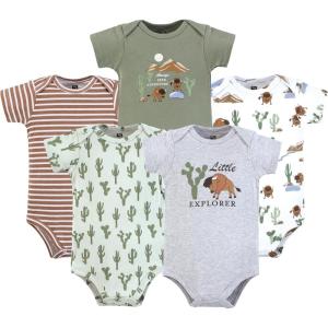 imageHudson Baby Baby Boys Cotton Bodysuits 5packWilderness