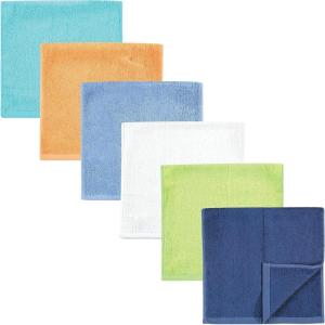 imageHudson Baby Baby Rayon Burpcloth 6pk Citrus One SizeBlue Orange Lime
