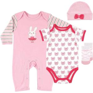 imageHudson Baby BabyGirls 4 Piece Clothing SetBallet