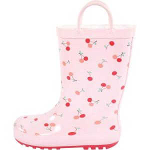 imageHudson Baby Infant Girls Rain Boots Cherry Sweet 6 Toddler