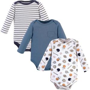 imageHudson Baby Unisex Baby Cotton BodysuitsBasic Sports