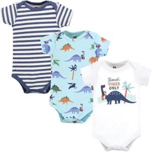imageHudson Baby Unisex Baby Cotton BodysuitsBeach Dino