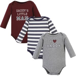 imageHudson Baby Unisex Baby Cotton BodysuitsBoy Daddy