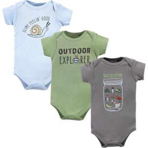 imageHudson Baby Unisex Baby Cotton BodysuitsBugs