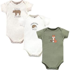 imageHudson Baby Unisex Baby Cotton BodysuitsForest Fox