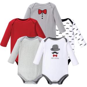 imageHudson Baby Unisex Baby Cotton BodysuitsGentlemen