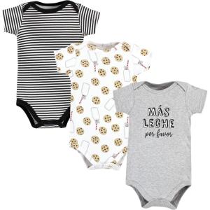 imageHudson Baby Unisex Baby Cotton BodysuitsLeche Por Favor