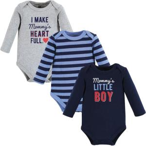 imageHudson Baby Unisex Baby Cotton BodysuitsMommys Little Boy
