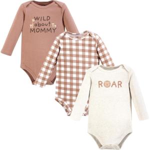 imageHudson Baby Unisex Baby Cotton BodysuitsRustic Roar