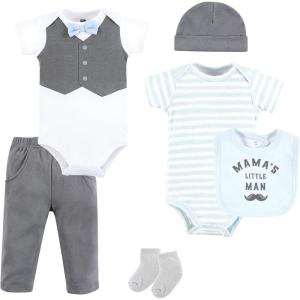 imageHudson Baby Unisex Baby Cotton Layette SetMamas Little Man