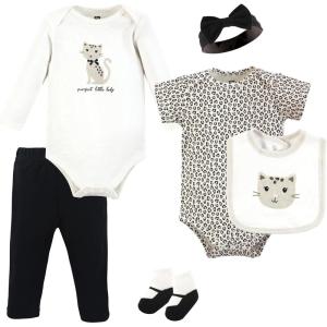imageHudson Baby Unisex Baby Cotton Layette SetPurrfect Leopard