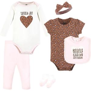 imageHudson Baby Unisex Baby Cotton Layette SetRustic Leopard