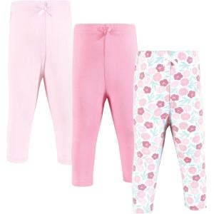 imageHudson Baby Unisex Baby Cotton Pants and LeggingsMint Floral