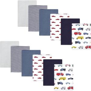 imageHudson Baby Unisex Baby Flannel Burp Cloth 12pk Fun Desert One SizeGoing Places