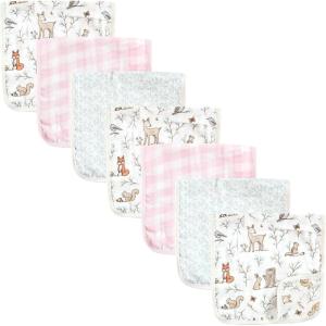 imageHudson Baby Unisex Baby Muslin Burp Cloth 7pk Forest Animals One SizeEnchanted Forest