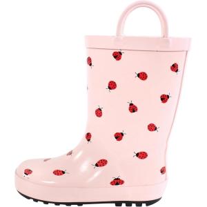 imageHudson Baby Unisex Baby Rain BootsLadybugs
