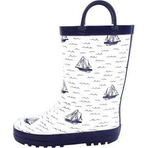 imageHudson Baby Unisex Baby Rain BootsSailboat