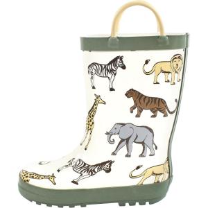 imageHudson Baby Unisex Baby Rain BootsWild Safari