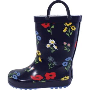 imageHudson Baby Unisex Baby Rain BootsWildflower