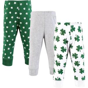 imageHudson Baby Unisex Cotton Pants and LeggingsGreen