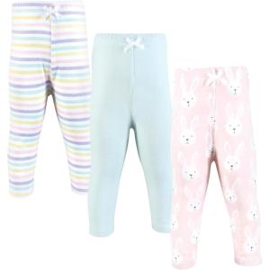 imageHudson Baby Unisex Cotton Pants and LeggingsPink