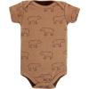 imageHudson Baby Unisex Baby Cotton Bodysuits 7packBrown Bear