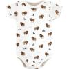 imageHudson Baby Unisex Baby Cotton Bodysuits 7packWild Buffalo