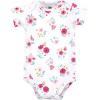 imageHudson Baby Unisex Baby Cotton BodysuitsBright Butterfly Floral