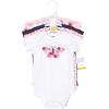 imageHudson Baby Unisex Baby Cotton BodysuitsBright Butterfly Floral