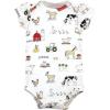 imageHudson Baby Unisex Baby Cotton BodysuitsGirl Farm