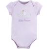 imageHudson Baby Unisex Baby Cotton BodysuitsLilac Elephant