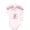 imageHudson Baby Unisex Baby Cotton BodysuitsPink Strawberry