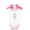 imageHudson Baby Unisex Baby Cotton BodysuitsTea