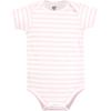 imageHudson Baby Unisex Baby Cotton BodysuitsVintage Rose
