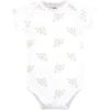 imageHudson Baby Unisex Baby Cotton BodysuitsVintage Rose