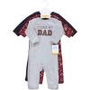 imageHudson Baby Unisex Baby Cotton CoverallsLove Dad