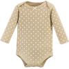 imageHudson Baby unisexbaby Thermal Long Sleeve BodysuitsAcorn Botanical