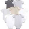 imageHudson Baby Unisex Baby Cotton Bodysuits 7packNeutral Basic