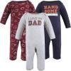 imageHudson Baby Unisex Baby Cotton CoverallsLove Dad