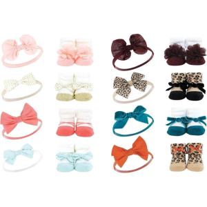 imageLuvable Friends Unisex Baby Cotton Bandana BibsCoral Gold Fall Leopard