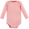 imageHudson Baby Baby Girls Cotton LongSleeve Bodysuits 7PackCinnamon Pink Prints