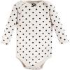 imageHudson Baby Baby Girls Cotton LongSleeve Bodysuits 7PackCinnamon Pink Prints