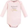 imageHudson Baby Baby Girls Cotton LongSleeve Bodysuits 7PackCreativity