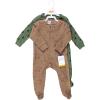 imageHudson Baby Girls Unisex Baby Thermal Zipper Sleep and Play 2pk Sage Dinosaur 36 MonthsBear Tree