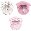 imageHudson Baby Infant Girls Turban Cotton Headwraps 024 MonthsSoft Painted Floral